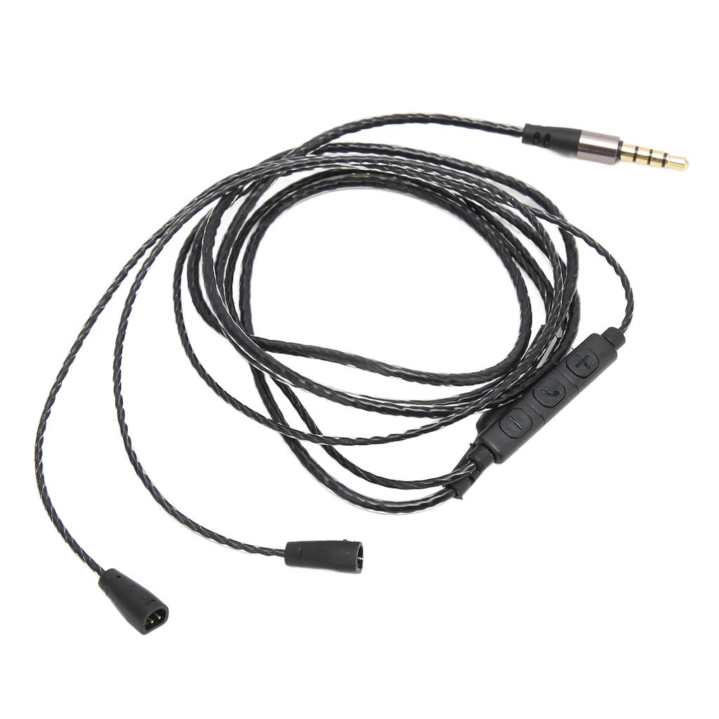 OFC Headphone O Cord Replacement O Cable with Volume Control and Mic Function for IE 8 IE 80