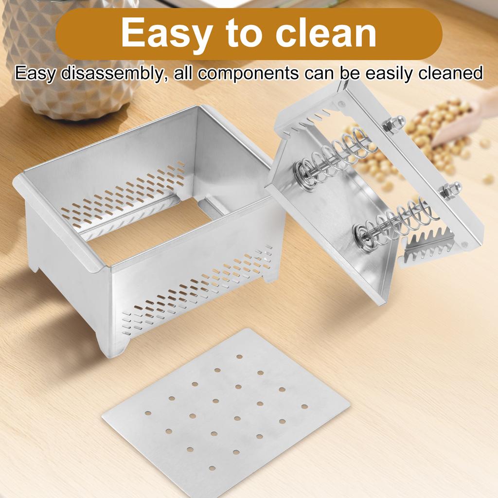 Пресс для тофу из нержавеющей стали, пресс для приготовления сыра с фильтровальной тканью, форма для приготовления панира, сепаратор сыворотки для кухни, форма для самостоятельного приготовления тофу, сыра, панира