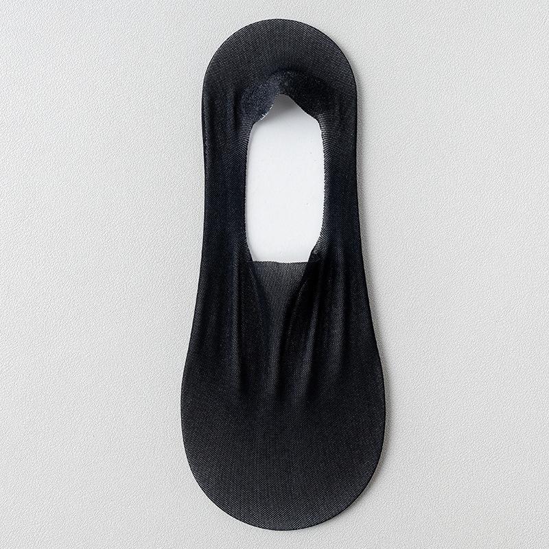 Женские ультратонкие нескользящие летние носки-лодочки: Чистый хлопок, мелкий, с надежной пяткой, подходит для высоких каблуков