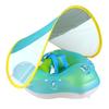 Baby Swimming Float with Sun Canopy Inflatable Infant Floating Swim Rings Kids Swim Pool Accessories Circle Bathing Summer