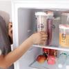 Коробка для хранения на кухне Прозрачный разделительный диспенсер для зерен риса Органайзер для кухни Контейнер для хранения влагонепроницаемые герметичные банки
