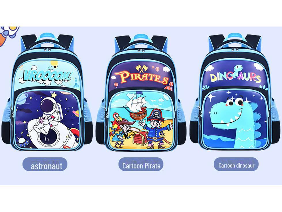 Водонепроницаемый рюкзак с рисунком большой вместимости для учеников начальной школы (1-6 классы) - Легкая конструкция для мальчиков и девочек