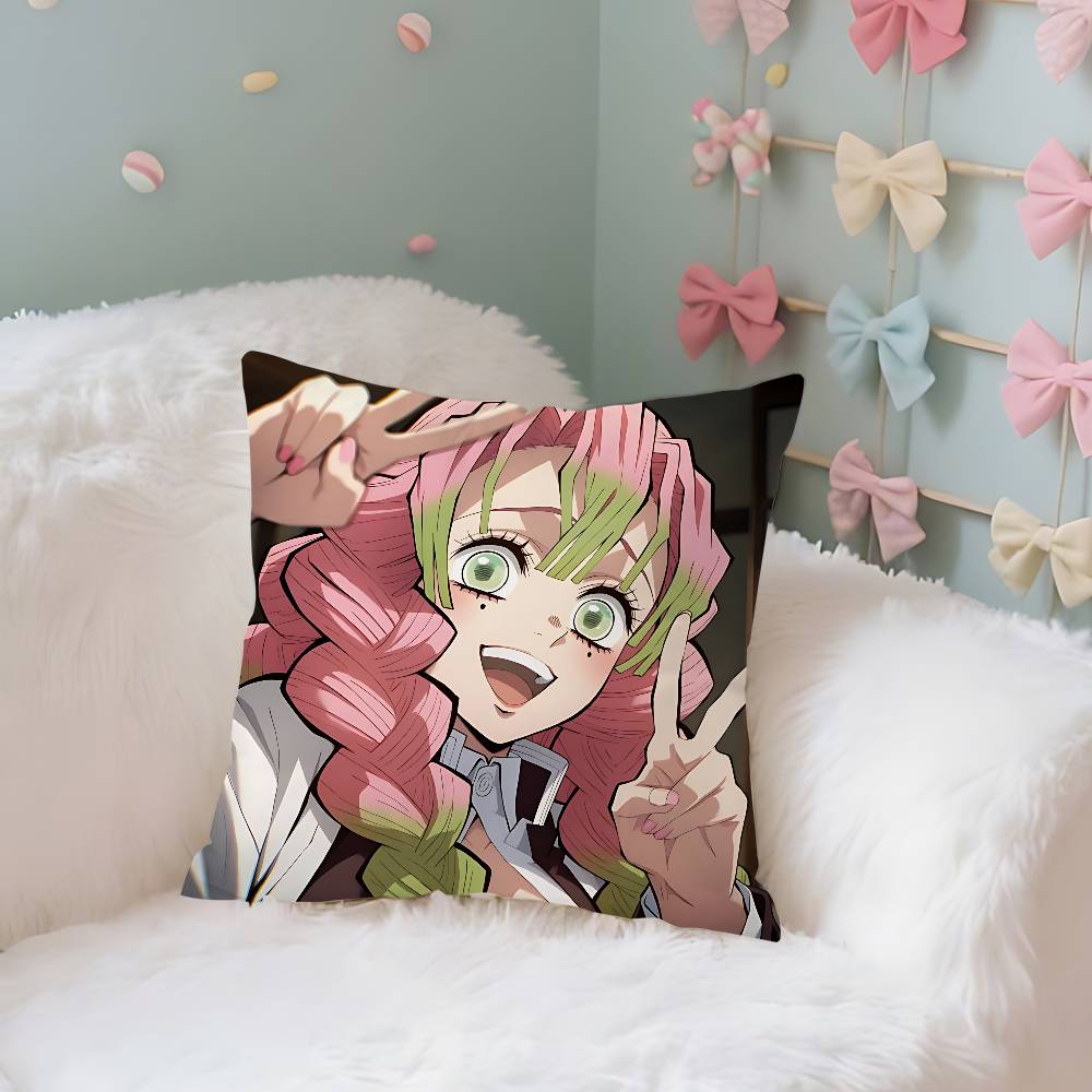 Cute KKanrojiMitsuri Case Plush Fabric Soft Pillowcase Double Sided Print Cushion Cover Household Gifts