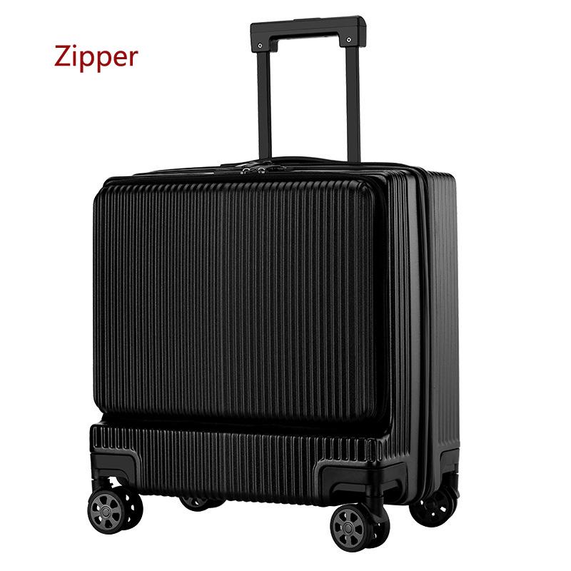 18-дюймовая ручная кладь на тележке, чемодан для деловых поездок на колесах, чемодан с сумкой для ноутбука, чемодан на колесиках с микро-USB