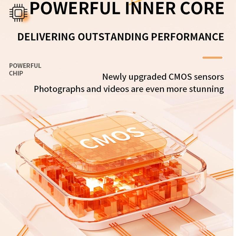 Y4000 Мини камера с экраном HD 1080P Портативная ретро ультракомпактная мини камера видеорегистратор с лампой-вспышкой и док-станцией для аккумулятора