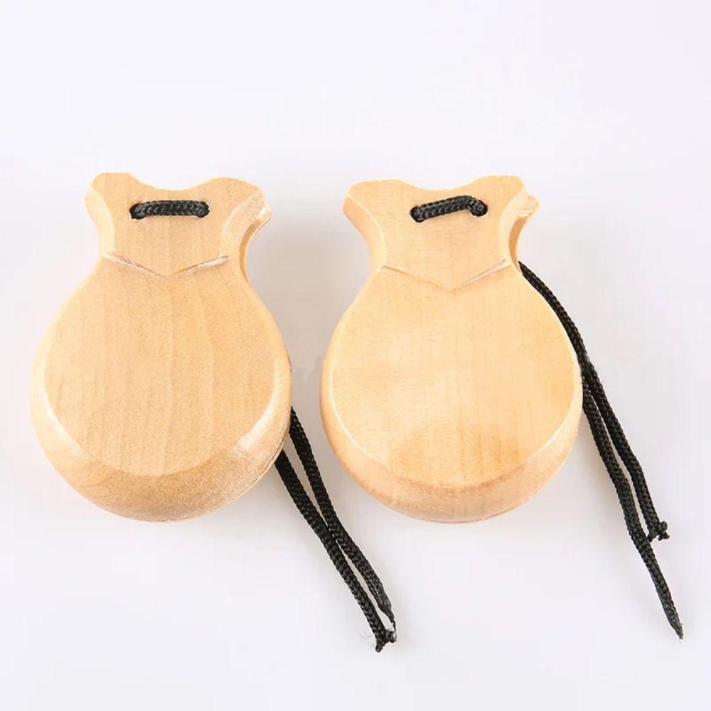 Traditional Spanish Castanets Hand Clapper Hand Castanets  Music Instrument