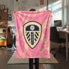 1PC Leeds United Patterned Flannel Blanket Suitable For All Seasons for Home Decor Warmth and Comfort Gifts Holiday Present