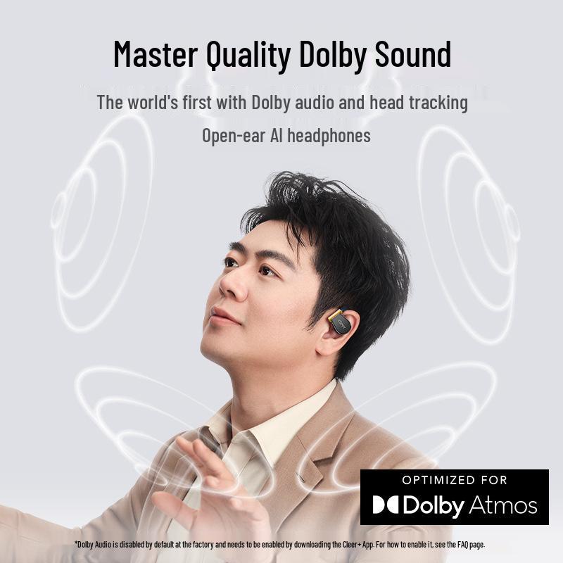 Cleer ARC3 Open-Ear Wireless Sports Headphones with Dolby AI and Bone Conduction Technology