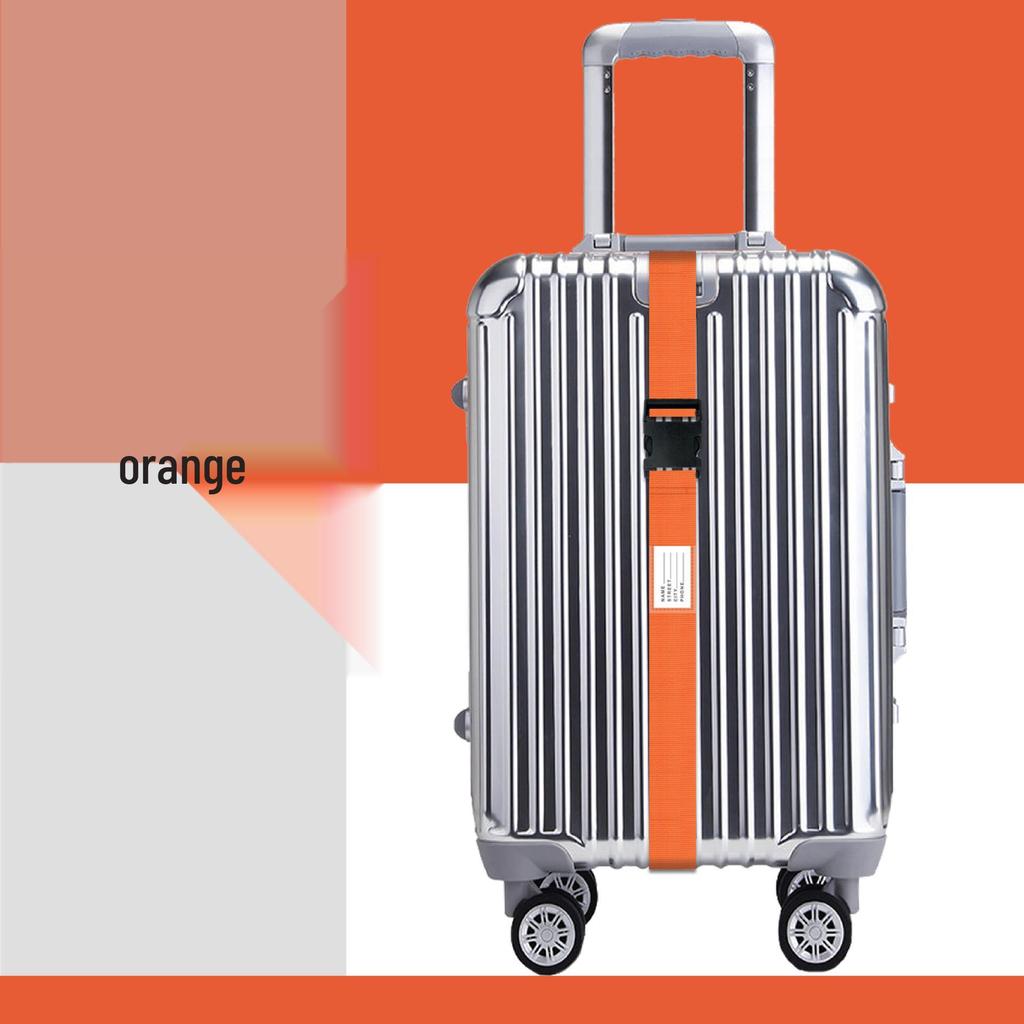 Однословный ремень для багажа с пряжкой: Надежный упаковочный ремень с фиксацией для чемоданов и тележек для трансграничных путешествий