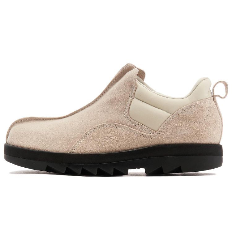 Reebok Beatnik Moc Современные бежевые кроссовки унисекс кремового цвета с черным GX4477