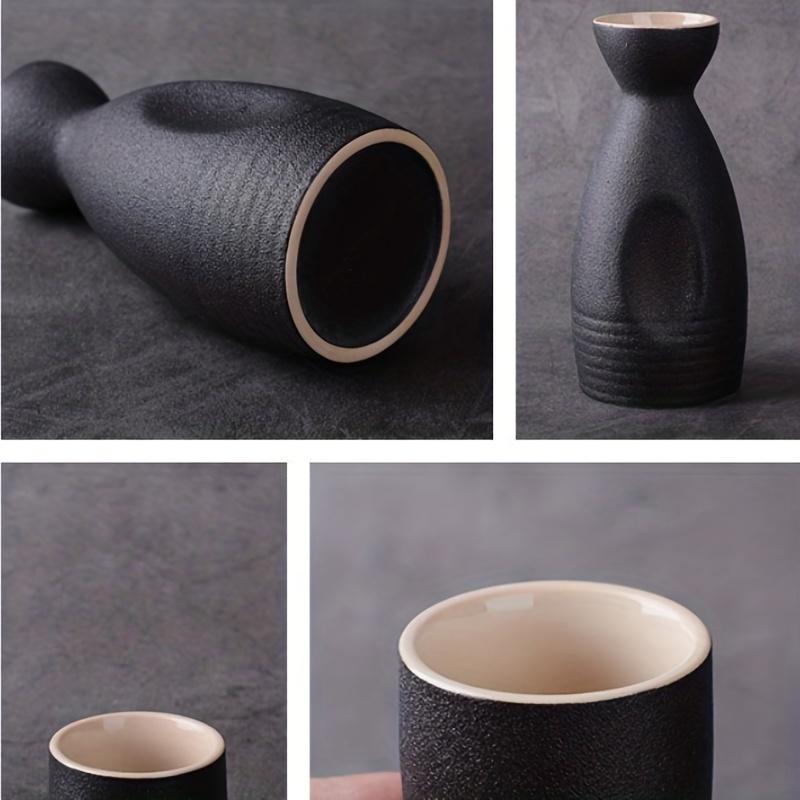 Набор традиционного японского сакэ, 1 шт. Включает 1 бутылку токкури и 6 чашек очоко. Набор твердого керамического вина для настоящего японского напитка.