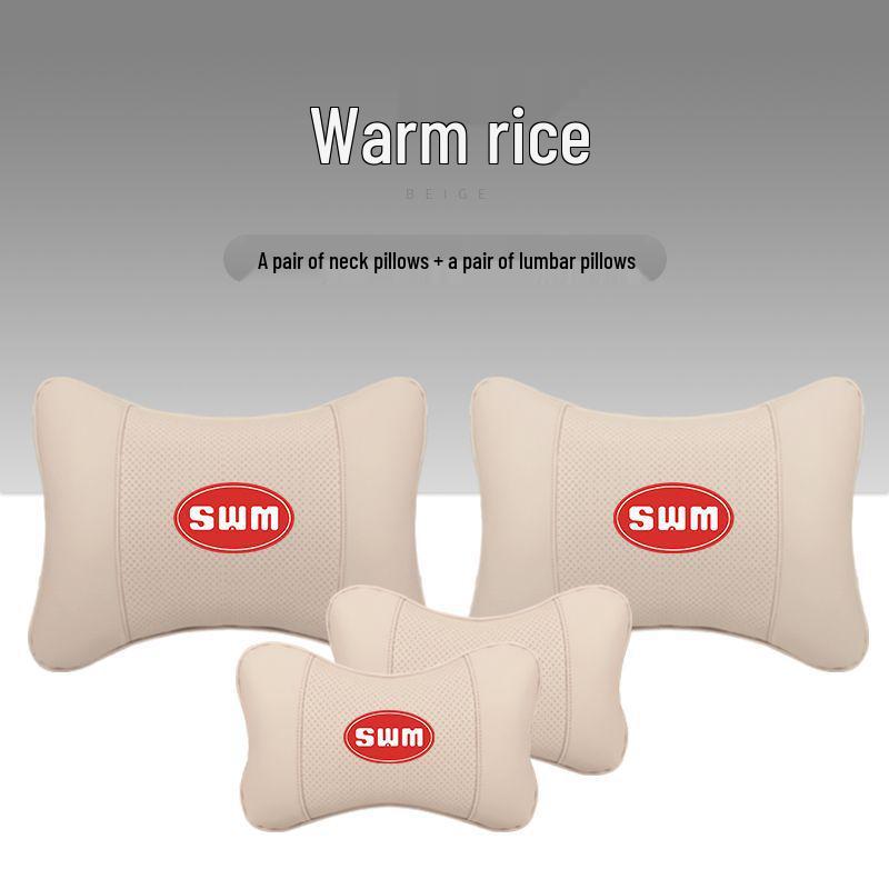 SWM Car Seat Headrest & Lumbar Support for SWM Models G05/X7/X3X2 - Iron Man Neck Guard