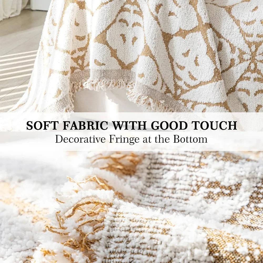 1шт Чехол для дивана в стиле бохо, универсальный, на все сезоны, новый, пылезащитный, устойчивый к царапинам, чехлы для подушек для дивана, стеганые