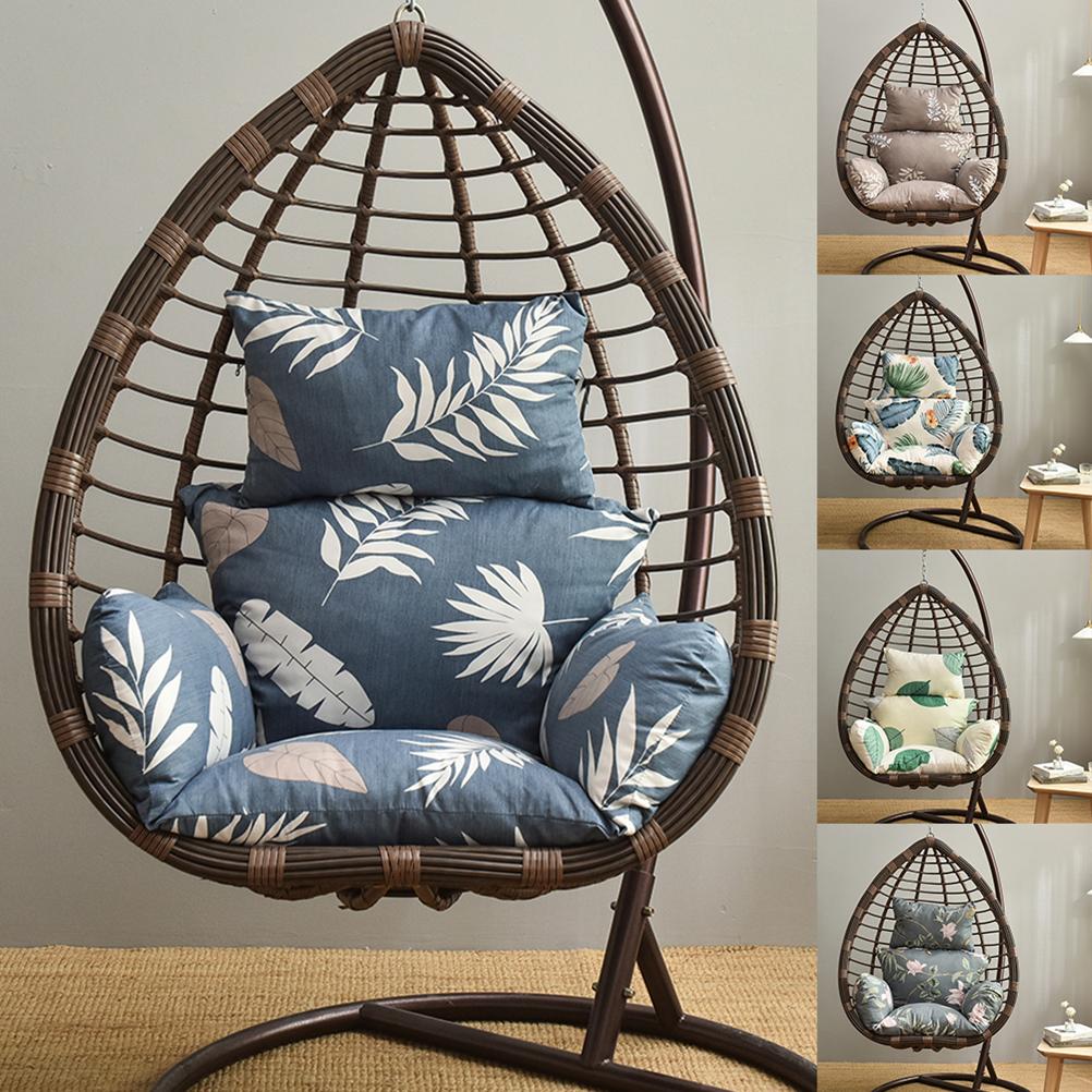 Hanging Chair Cushion for Egg Chair Rattan Hanging Swing Washable Nonslip Soft Swing Chair Cushion