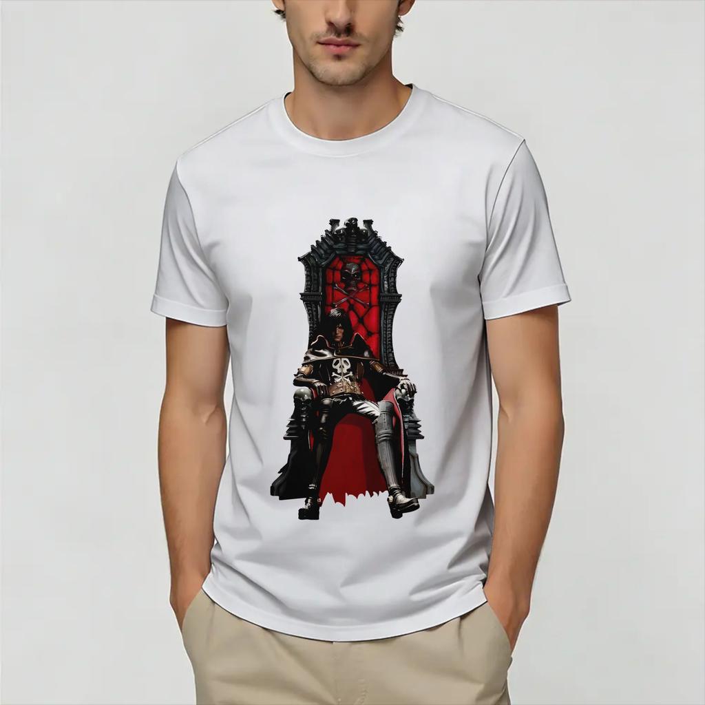 Unisex Galaxy Express 999 T Shirt Pure Cotton Clothes Vintage Short Sleeve O Neck Tees Graphic Printed Tshirts