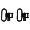 Black Steel Quick Detachable Sling Swivels Accessory Perfect For Hunting Tactical Shooting