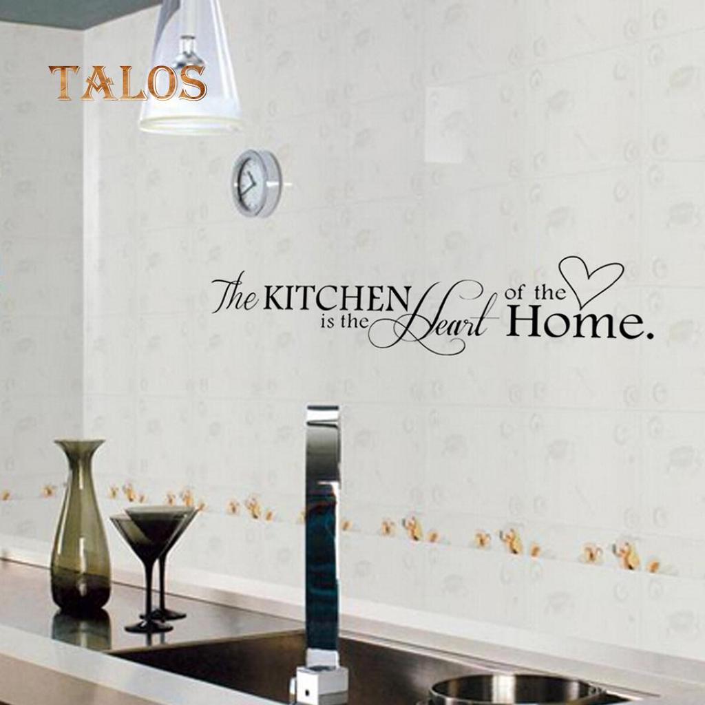Kitchen Letter Removable Vinyl Wall Stickers Mural Decal Quotes Art Home Decor Decoration