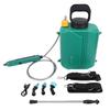 Battery Powered Garden Sprayer 6L Electric Backpack Sprayer with 3 Nozzles Retractable Wand Adjustable Strap for Lawn