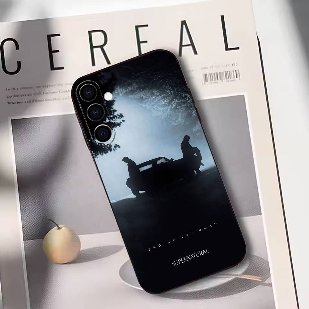 S-Supernatural Dean W-Winchester Phone Case Black Silicone Soft For Samsung Galaxy A73,A72,A71,A70,A53,A52,A51