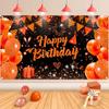 Happy Birthday Banner Birthday Party Background Decoration Supplies Baby Shower Bunting Banners Hanging Flags Photography Props