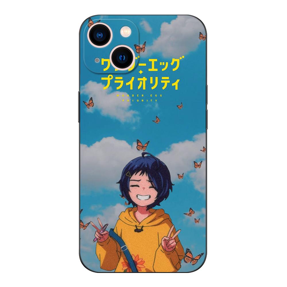 Черный ТПУ чехол для Vivo V5 V5S V7 V9 Youth V11 V11i V15 V17 NEO V20 E V21 V21E V23 V23E PRO 4G 5G rika wonder egg kawai