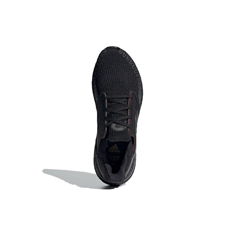 James Bond x adidas UltraBoost 20 No Time To Die - Core Black Унисекс Кроссовки Железный Металлик FY0646