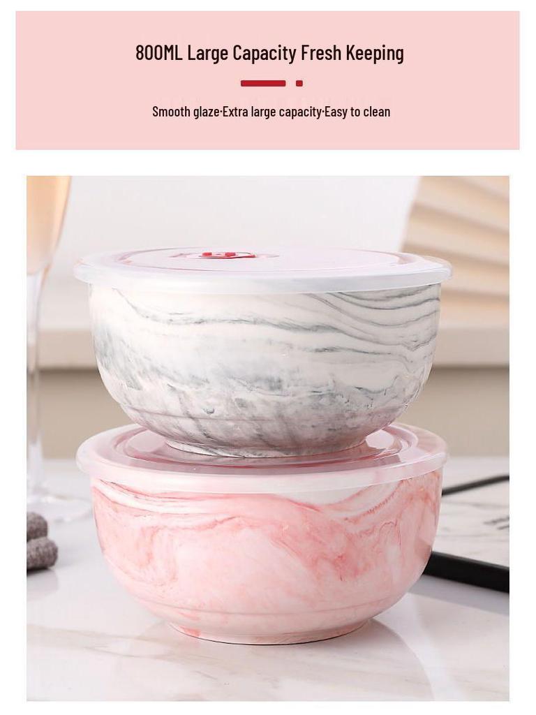 Japanese Ceramic Noodle & Soup Bowl - Large, Korean Style, Ideal for Couples & Students, Perfect Home Tableware.