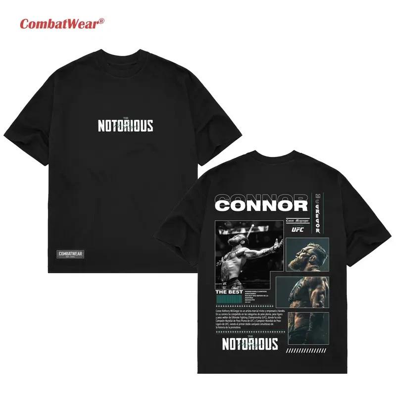 Футболка CONOR MCGREGOR COMBATWEAR, Графическая футболка MMA, Футболка UFC MMA