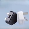 Single-port USB Mobile Phone Charger Certification 5V1A British-regulatory Triangle Charging Head Black Fast Charging Power Adapter