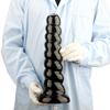 35*7.5cm  Large Dildo Butt Plug with Suction Cup Threaded Anal Beads Anal Dildo Fisting Realistic Penis