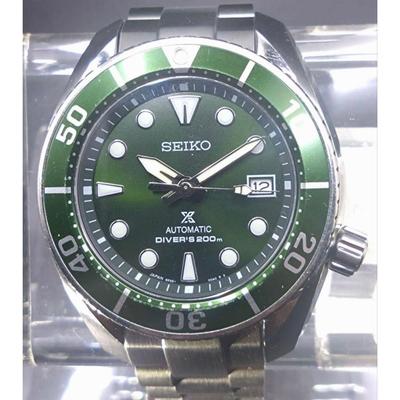 Б/у Seiko Prospex Diver Scuba SBDC081 Автоматические часы с кнопкой-пресс Taiko 6R35-00A0 Зеленые
