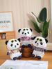 Panda Plush Adorable Toy With Bow Tie Sunglasses  Stuffed Animal  Gift Perfect