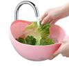 Rice Washer/Strainer, Rice Washer with Sloping Base and Side Filter | Multifunctional Vegetable Basket, Dishwasher-Safe Kitchen Strainer for Tomatoes,
