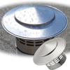 Stainles Steel Smoke Exhaust Pipe Rain Cap 75-200mm Stove Pipe Cover  Ventilation Ducts