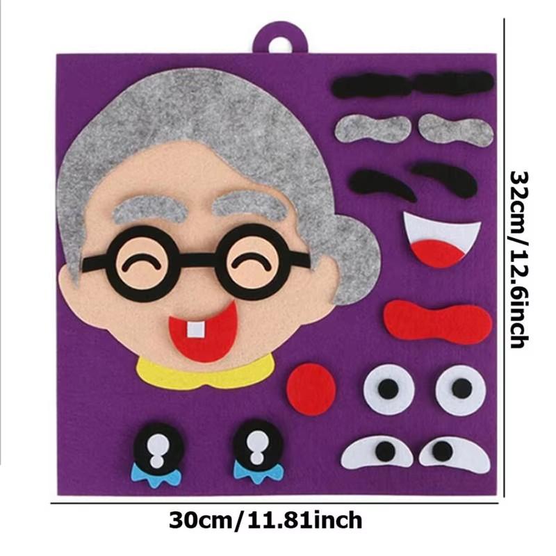 Малыш Монтессори Математика Фетровая доска Игрушка Обучение цифрам пальцами Счет Дошкольные манипулятивы Обучающие развивающие игрушки TMZ