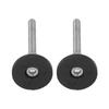 2PCS Furniture Glide Swivel Leveling Mounts Adjustable Nylon Rubber Base Leveling Pads D30xM6x50