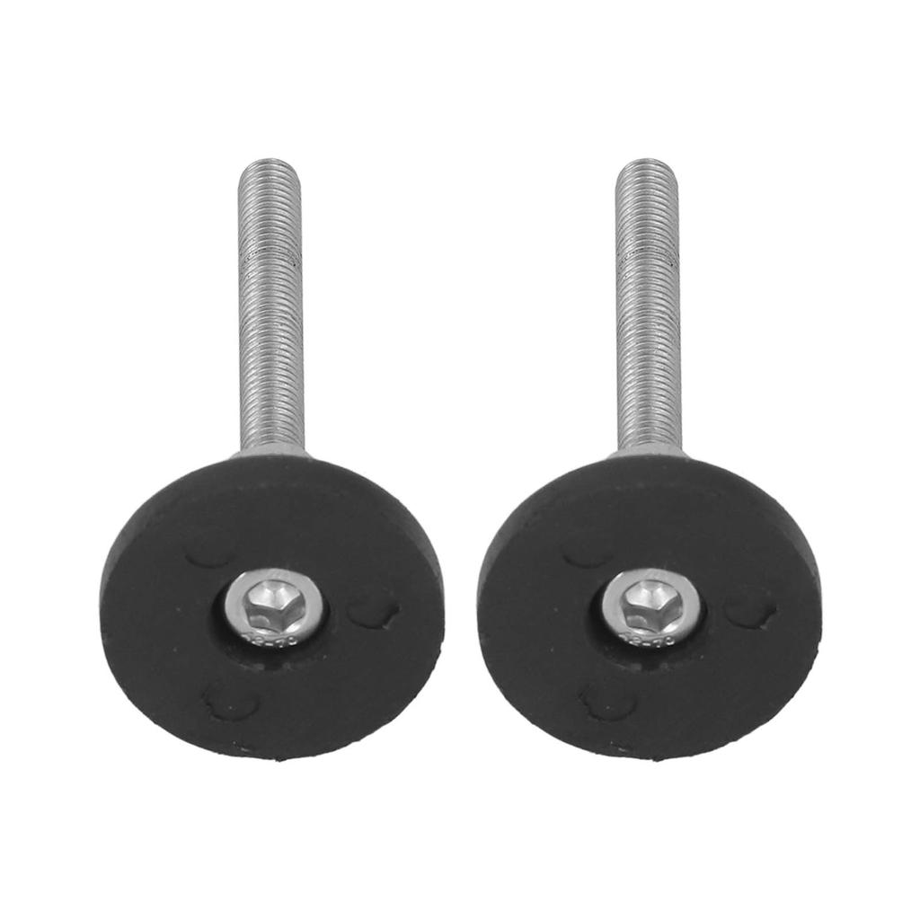 2PCS Furniture Glide Swivel Leveling Mounts Adjustable Nylon Rubber Base Leveling Pads D30xM6x50
