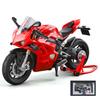 Большой размер 1/9 Ducatis Panigale V4S Сплав Гоночный мотоцикл Симуляция Литой металл Уличный мотоцикл Модель со светом Детский подарок