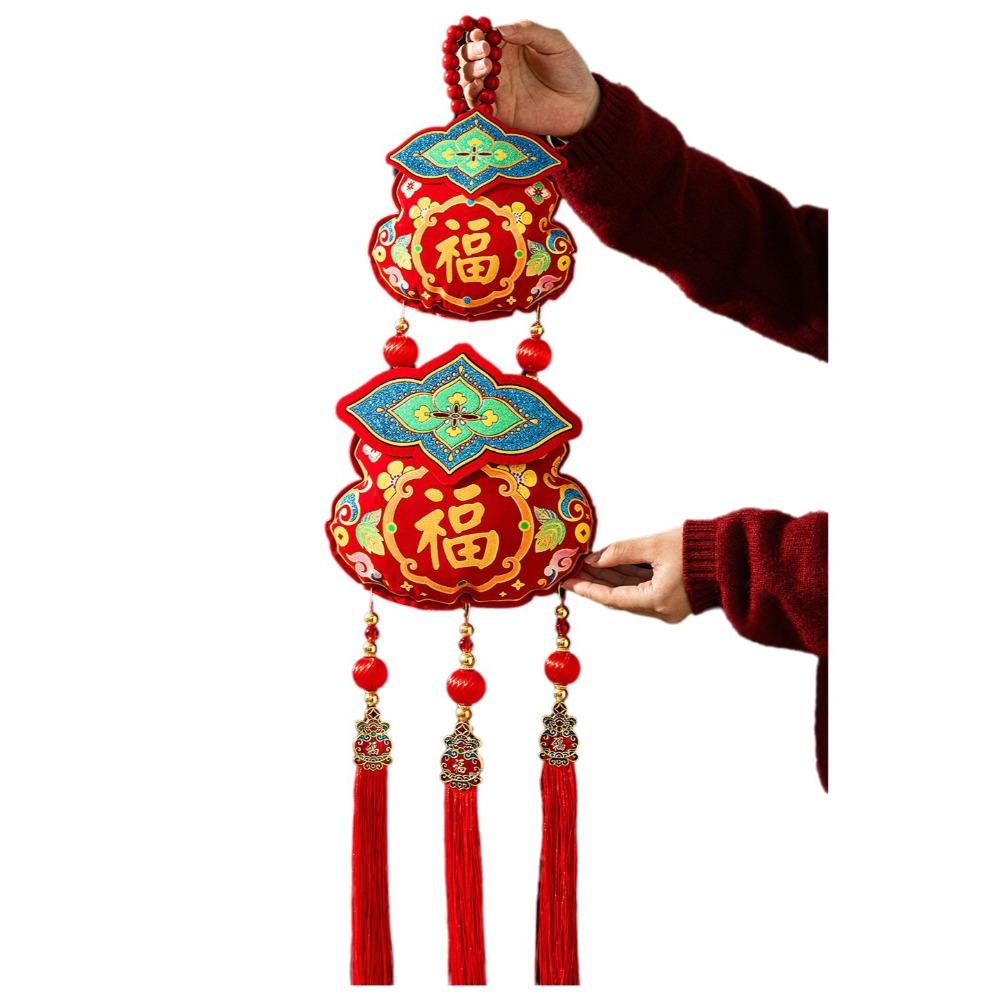 Traditional Lucky Charm Door Hanging Handmade Horse Year Desktop Ornament Entrance Decoration