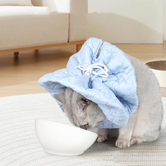 Ошейник для восстановления, чтобы не лизать, кусаться, легко есть, пить, вышивать цветами, теплый кот