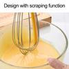 Cream Stirrer Comfortable Grip Kitchen Supplies Lightweight 2-in-1 Manual Whisk Cream Scraper Baking Tool Useful Bakeware Lightweight