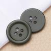 110Pcs Resin Cat Eye Buttons 9mm-30mm Four-Eye Buttons Sewing Accessories DIY Crafting Buttons for Clothing Bags Hats