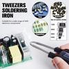 Паяльная станция T12 Tweezers Fas Heating SMD Electronic Components Chip Repair Home Welding Tools With Pylus Iron Handle