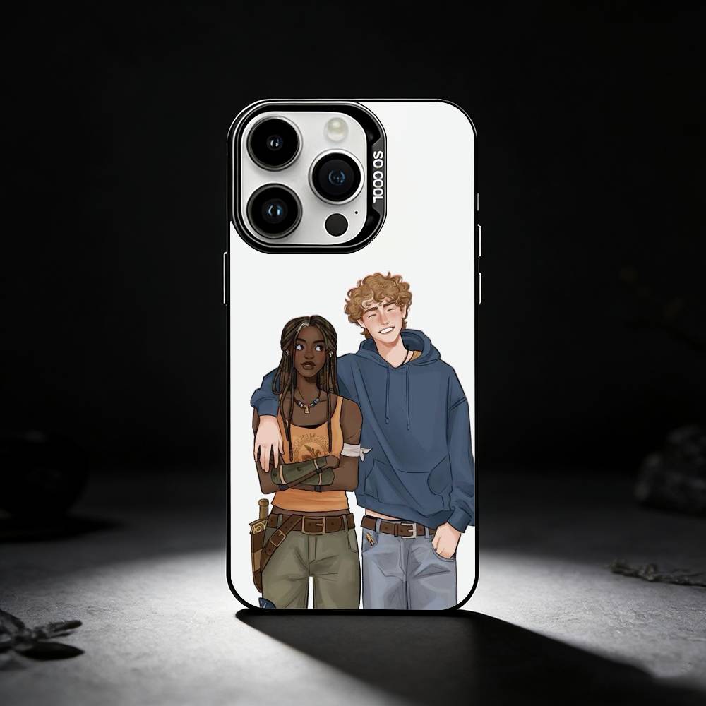 W-Walker and leah Phone Case For iPhone 17,16,15,14,13,12,11 Plus,Pro Max,XS,Colored silver phone case