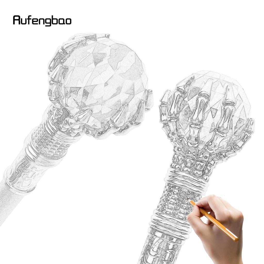 Красный стеклянный шар стимпанк трость модная декоративная трость джентльмен роскошный посох набалдашник трость 93 см