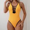 Women's One-Piece Sexy Bikini Fashion With Bra Pads No Steel Support Swimming Costume