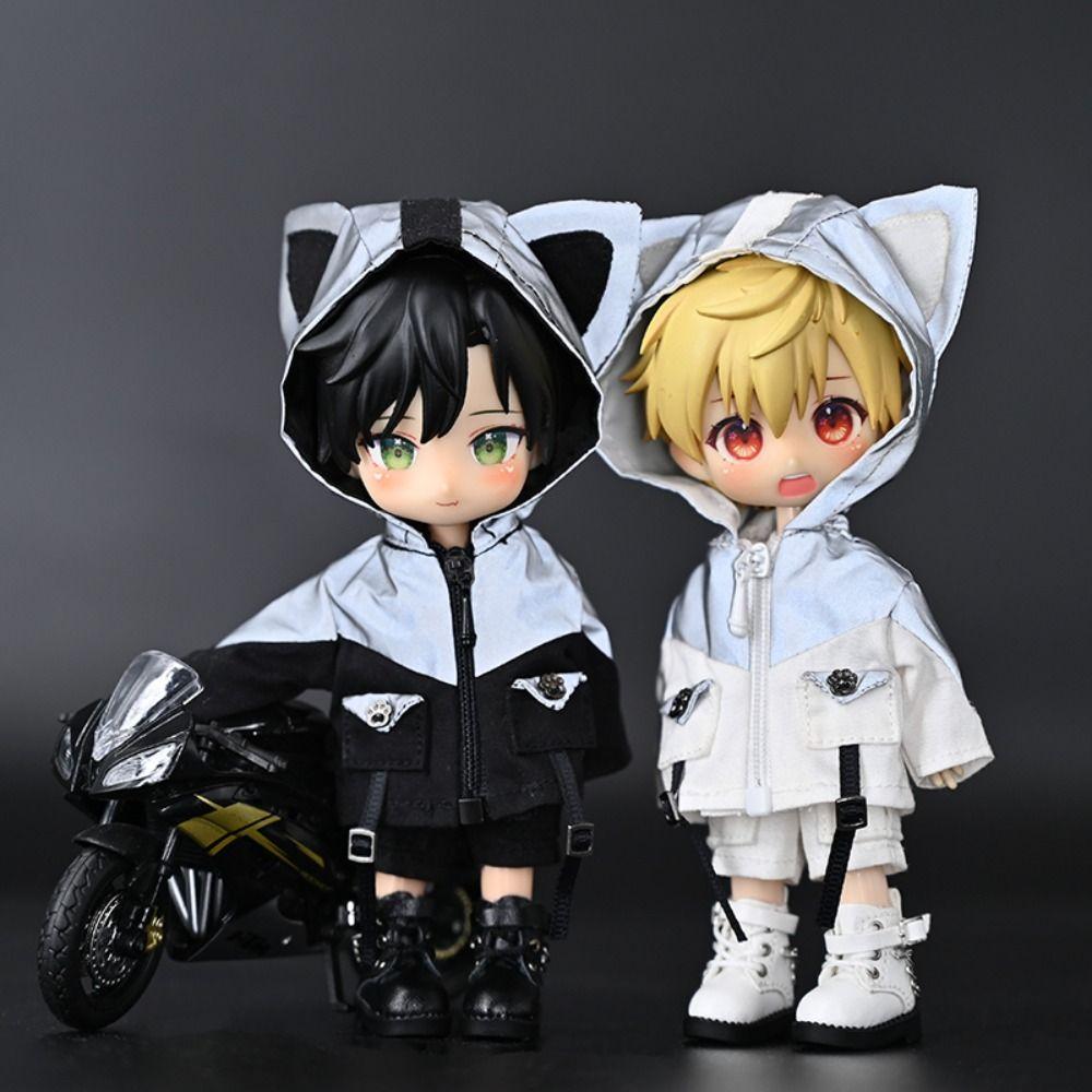 Casual Wear Doll Reflective Jacket Decoration Doll Coat Dolls Accessories Ob11 Clothing Obitsu11