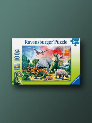 Бегущие динозавры XXL 100 деталей Ravensburger Возраст 6+ Пазл