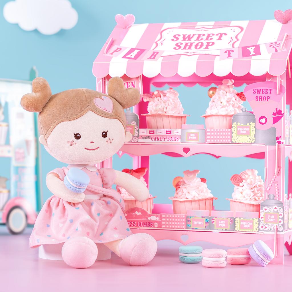 Мягкая кукла Baby Girl Gifts Milly Heart Series для первого подарка на день рождения малыша 30 см