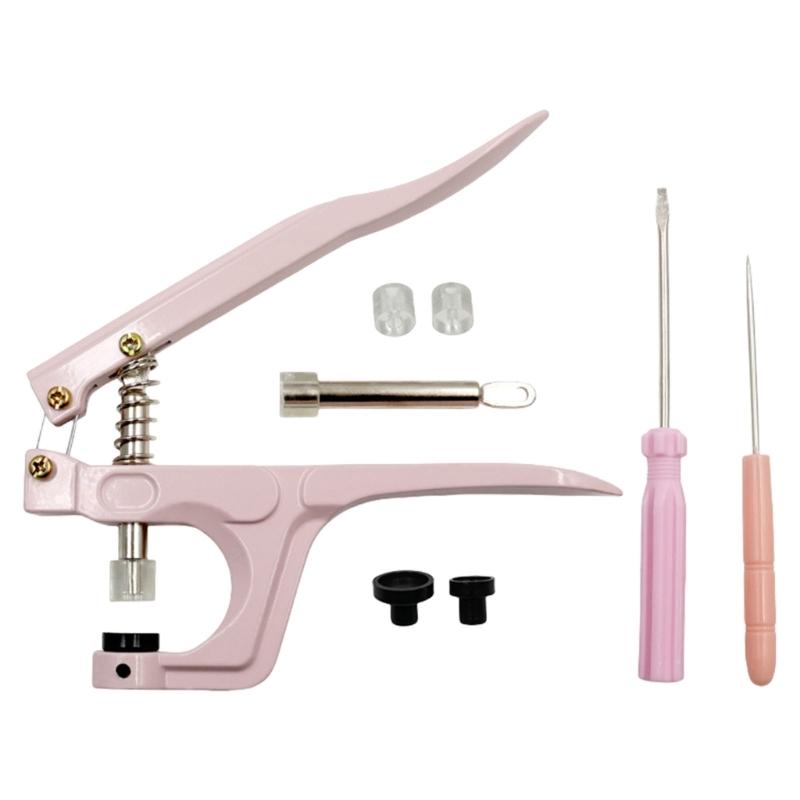 Многофункциональный инструмент для установки кнопок-застежек Удобные плоскогубцы для кнопок Инструмент для установки кнопок-застежек для детских нагрудников, одежды